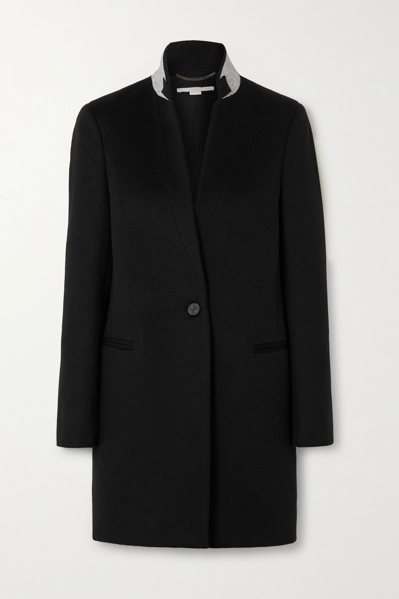 Wool-felt coat - 1