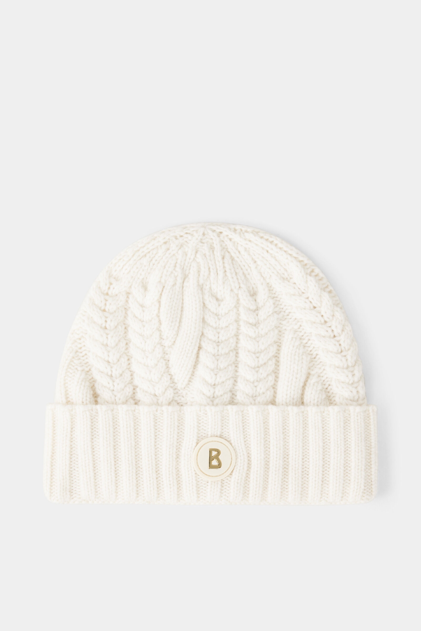 Jamila Knitted cashmere hat in Off-white - 1