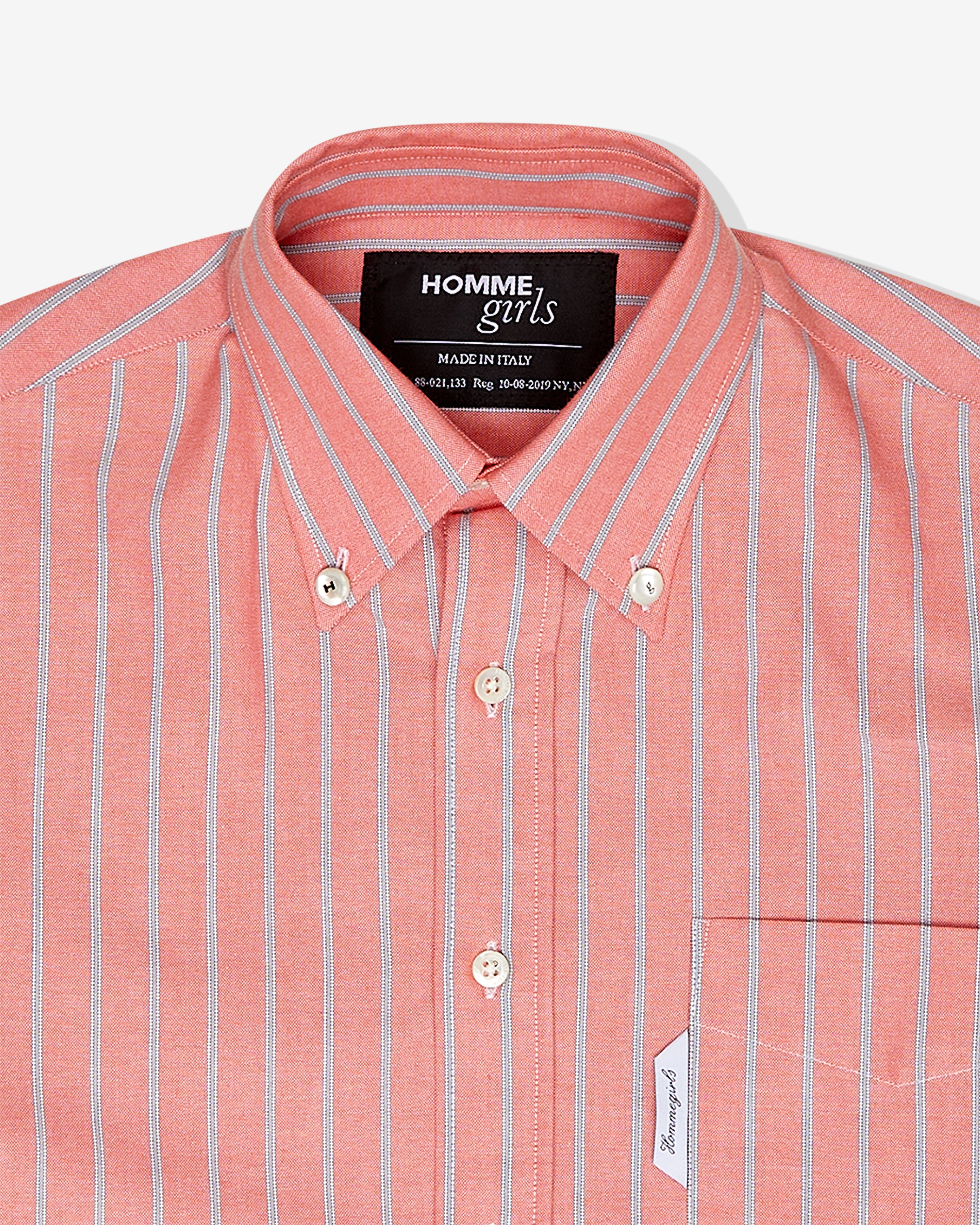 Hommegirls Oxford Shirt in Coral Oxford at Nordstrom - 4