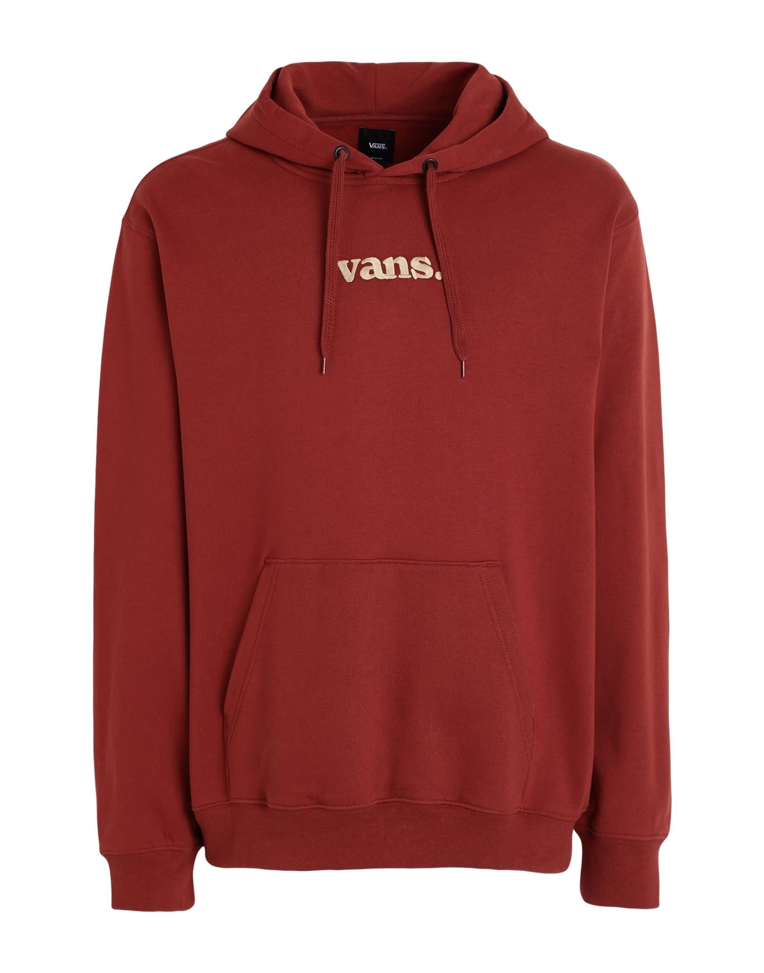 Brick red Men's Hooded Sweatshirt - 1