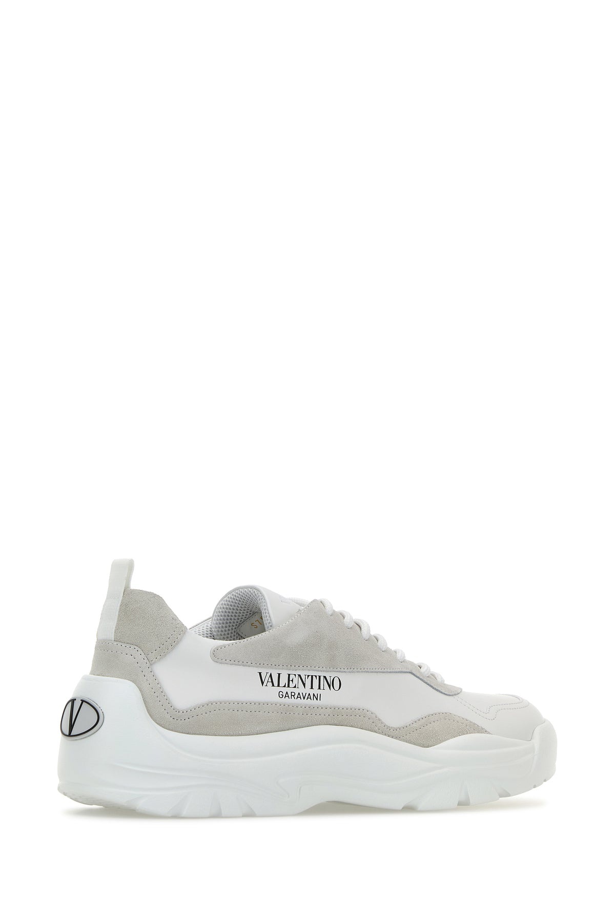 White leather and suede Gumboy sneakers - 3
