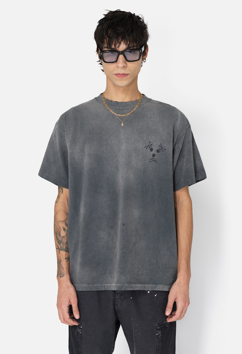 JE X MASTERMIND VINTAGE ROCK TEE - 2