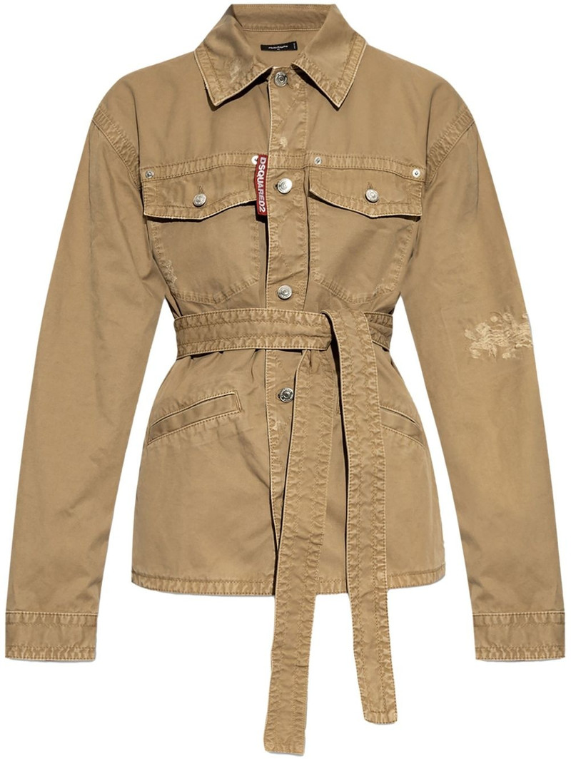 belted overshirt 1