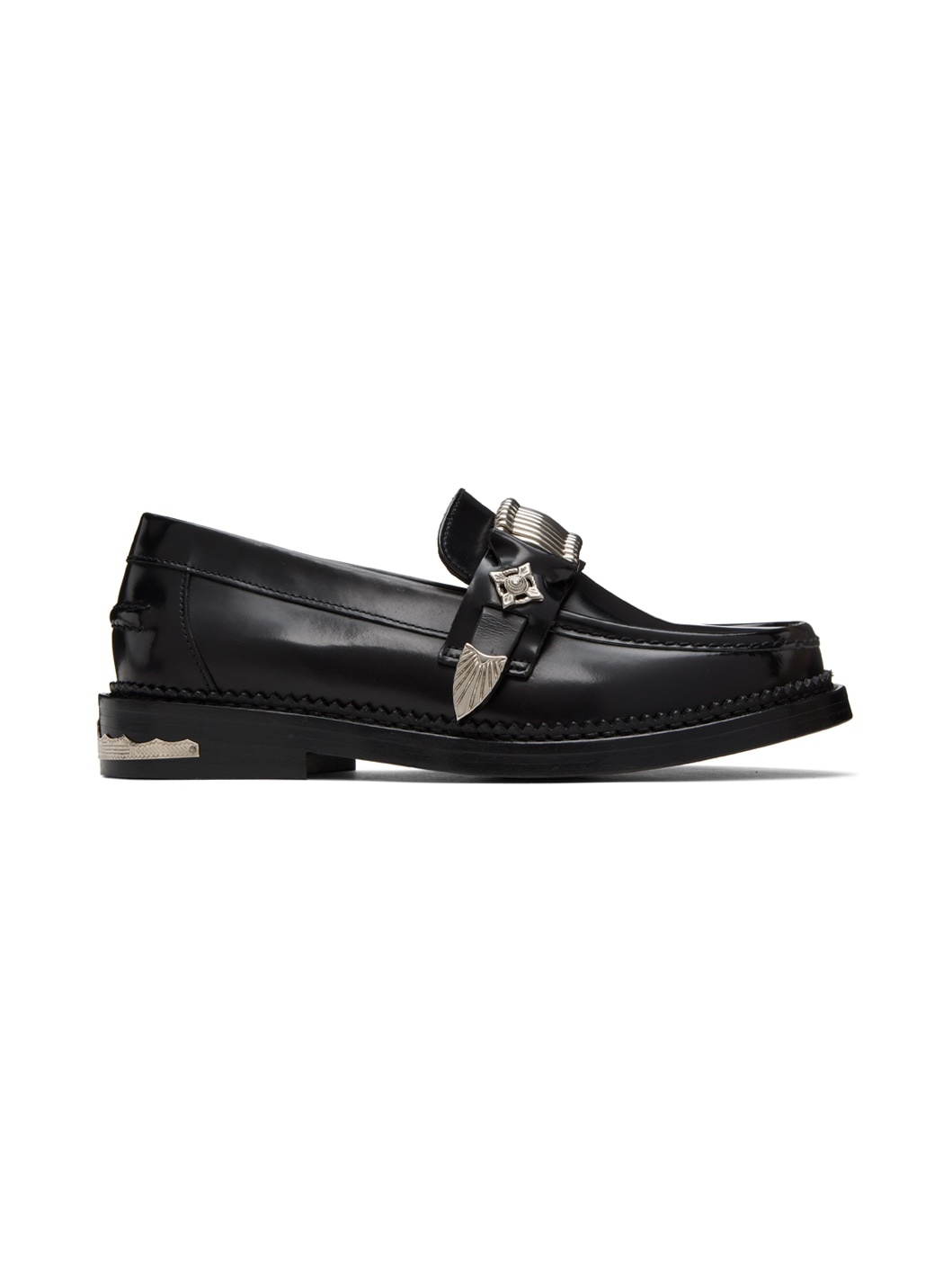 Black Polido Loafers - 1