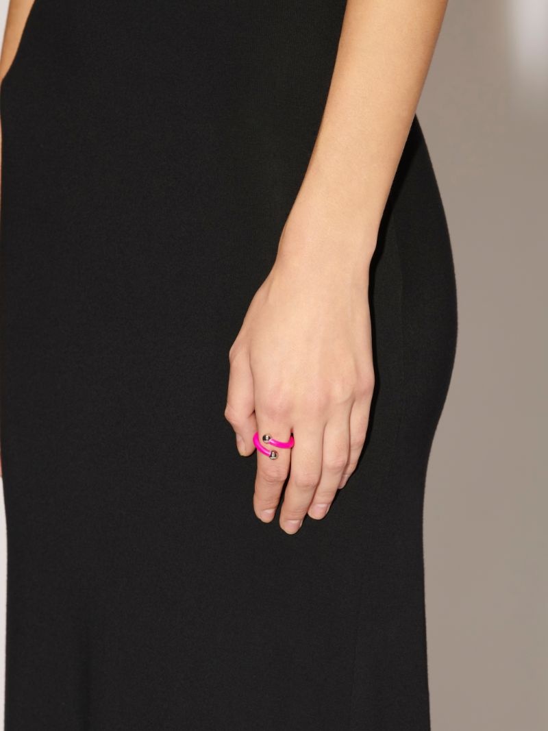 SMALL BARBELL RING (COLORED) - 3