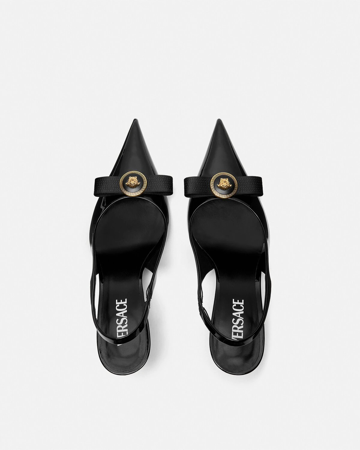 Gianni Ribbon Slingback Pumps 85 mm - 5