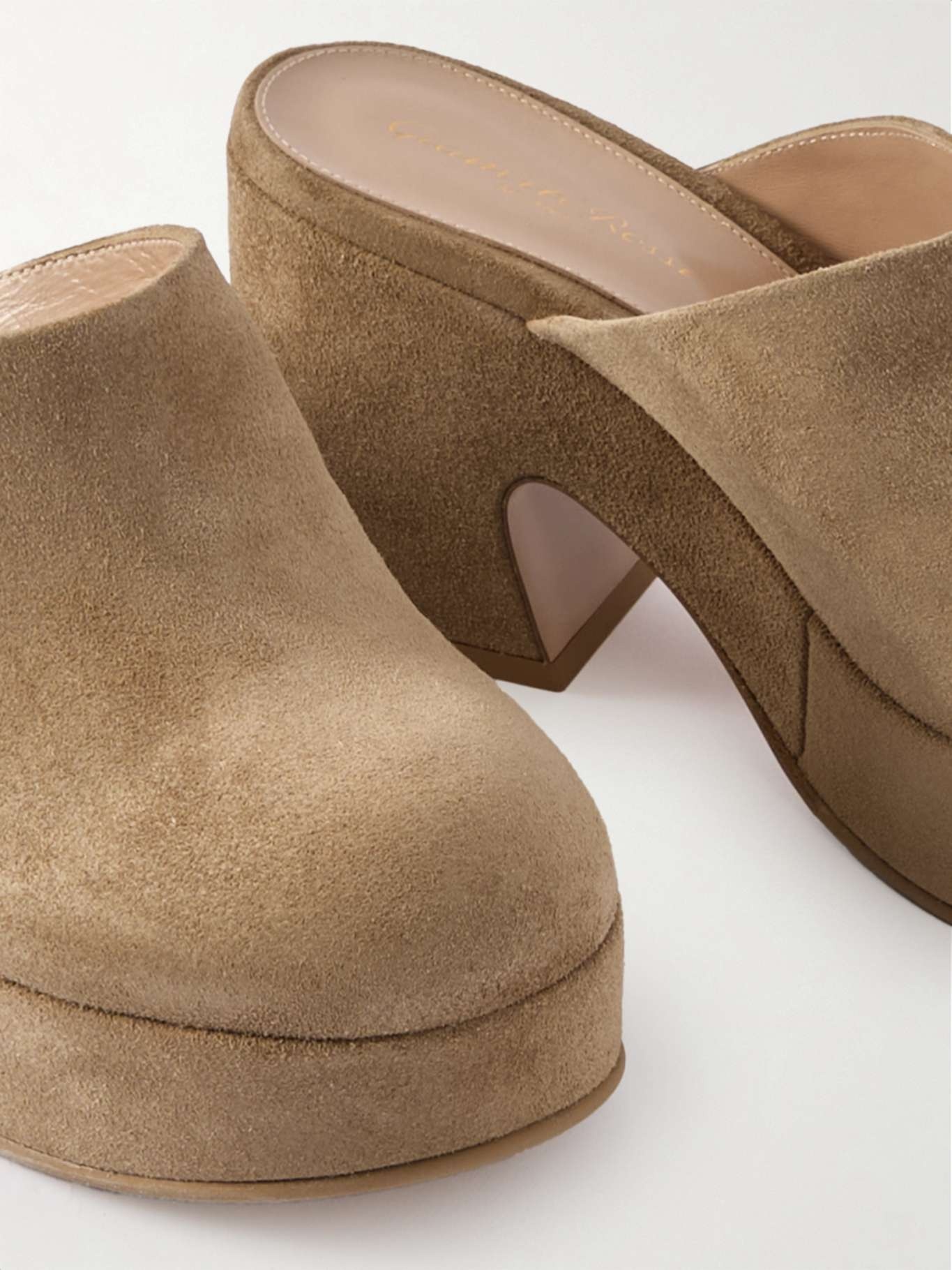 Lyss 55 suede mules - 4