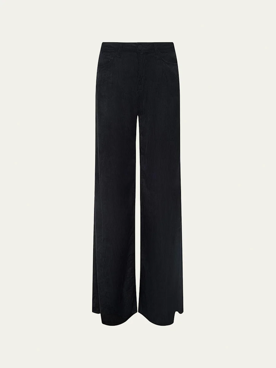 Quincy High-Rise Wide Corduroy Jeans - 1