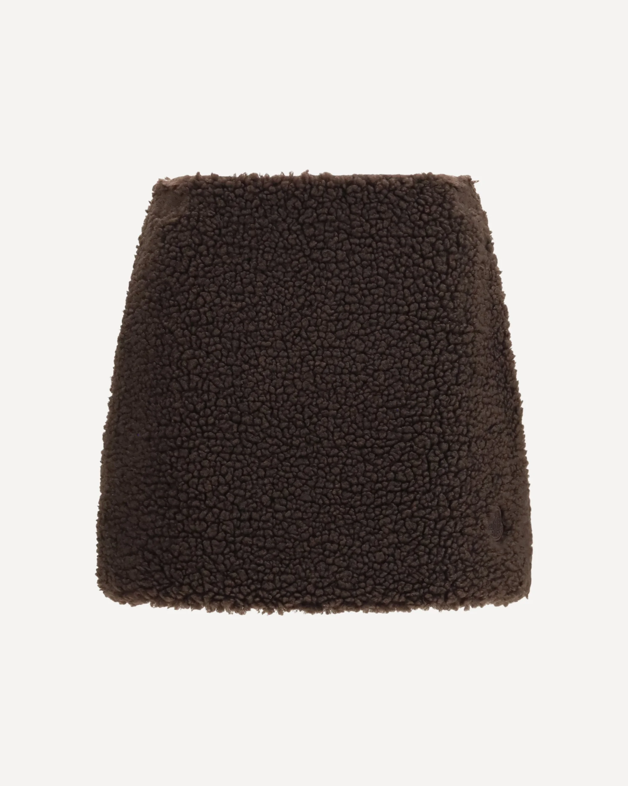 Teddy-effect Miniskirt - 1