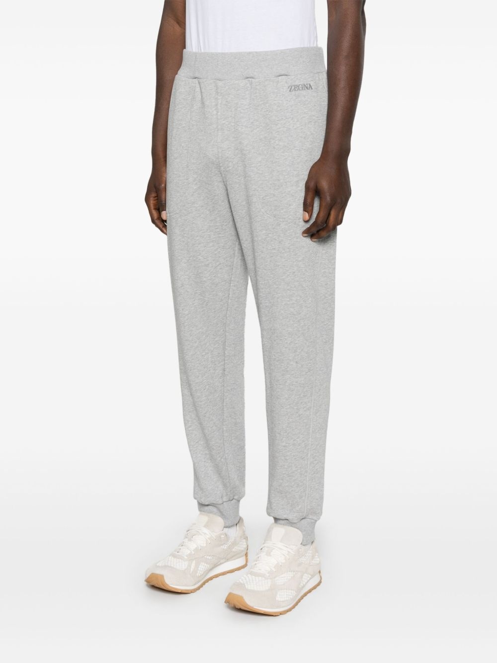 logo-embroidered track pants - 3