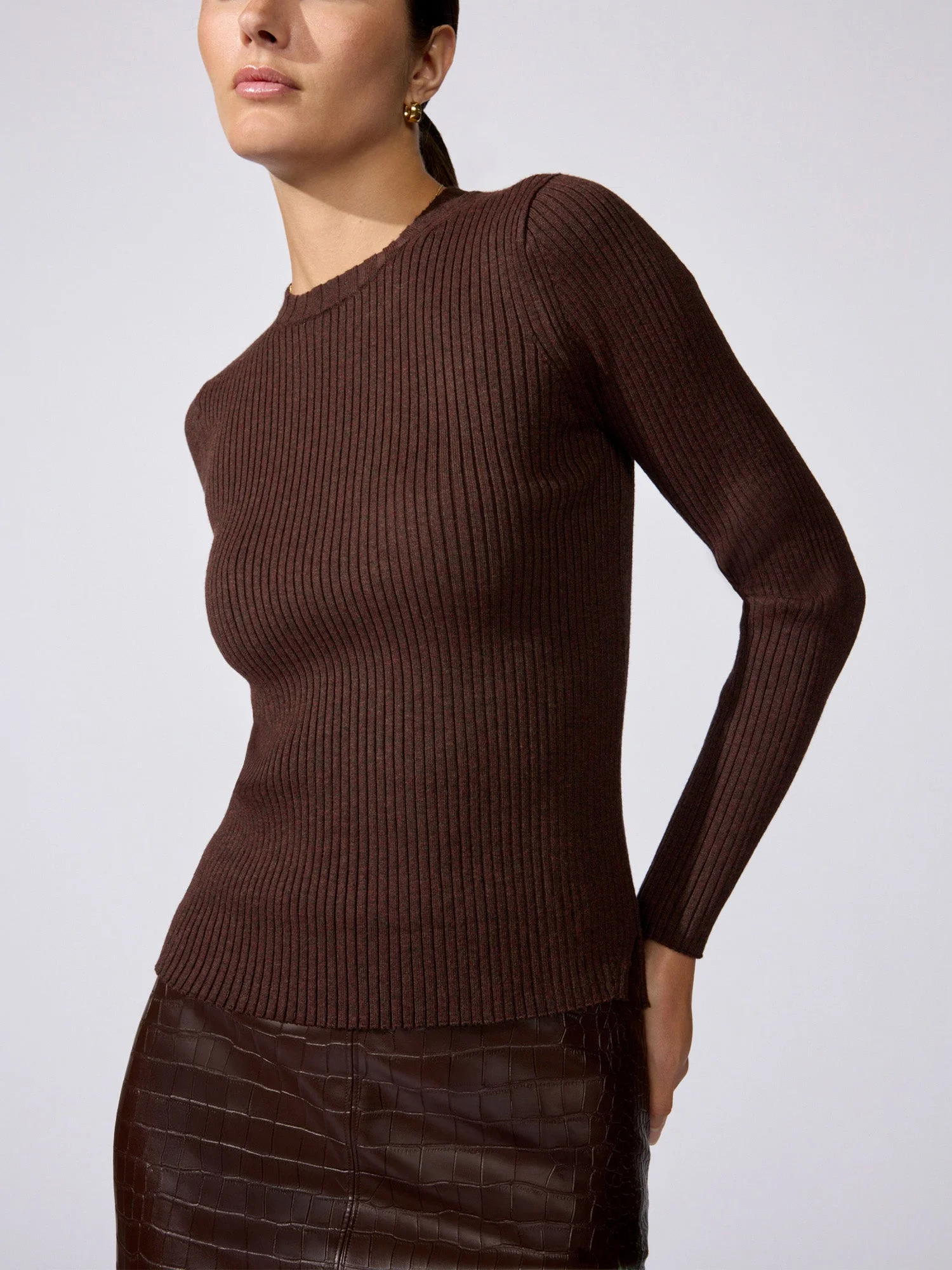 The Tatum Ribbed Top - 1