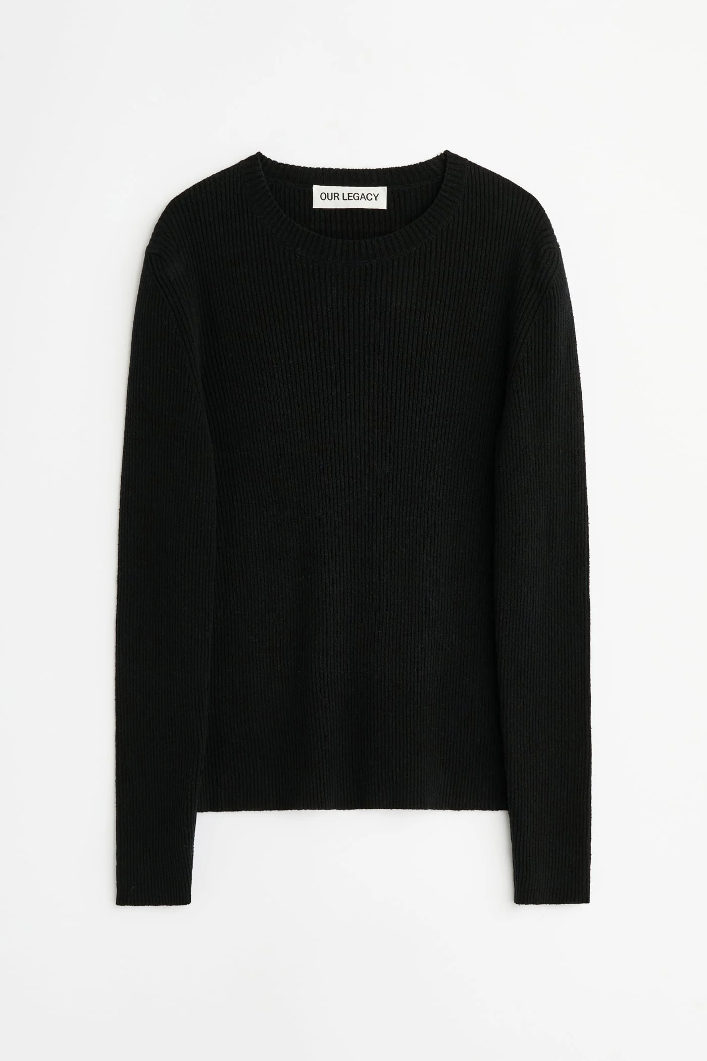 Compact Roundneck Almost Black Refined Silk - 1