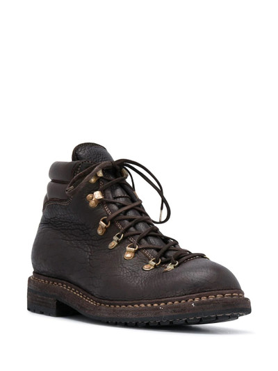 Guidi lace-up leather boots outlook