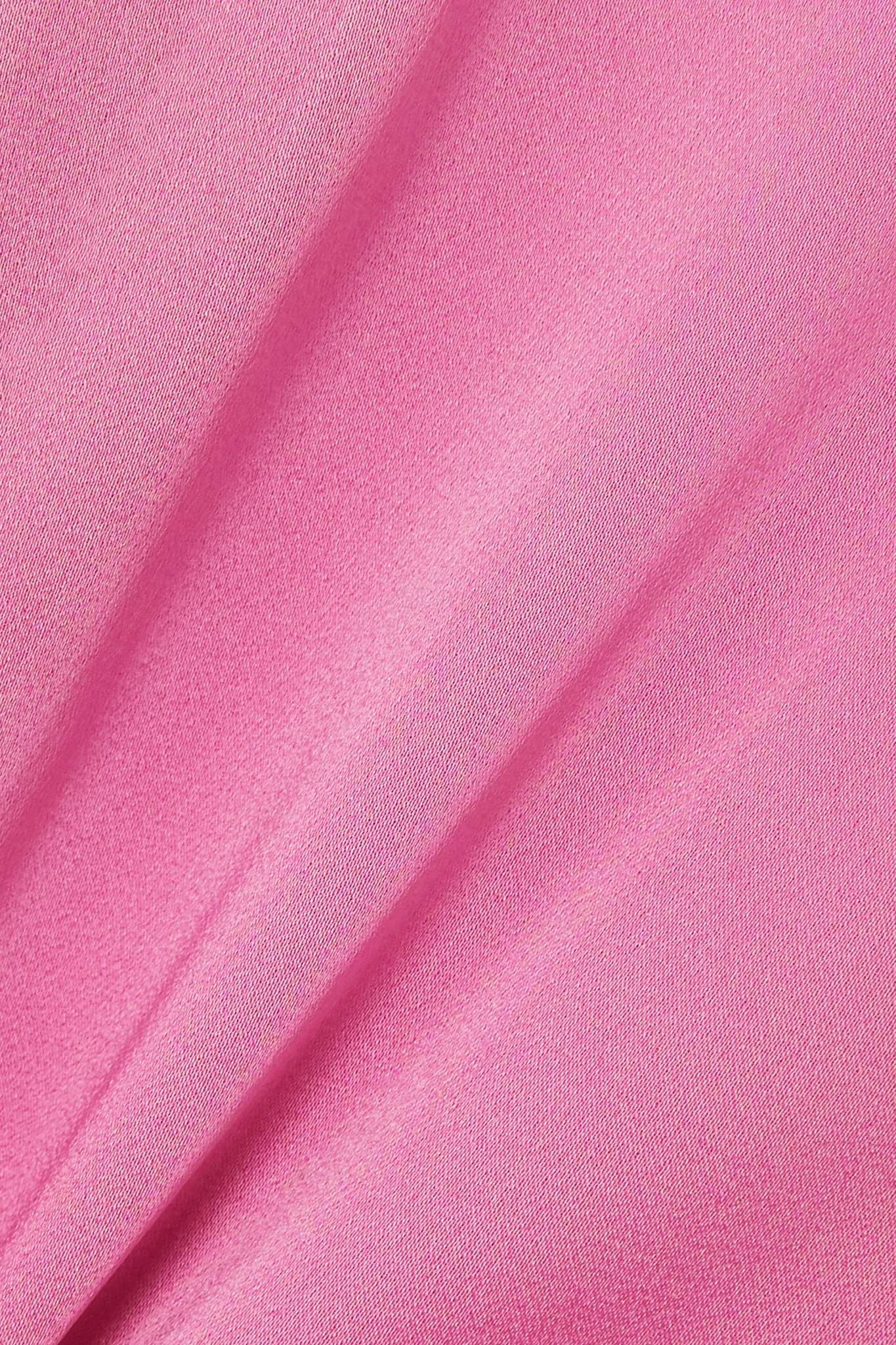 Double-breasted satin blazer - 5