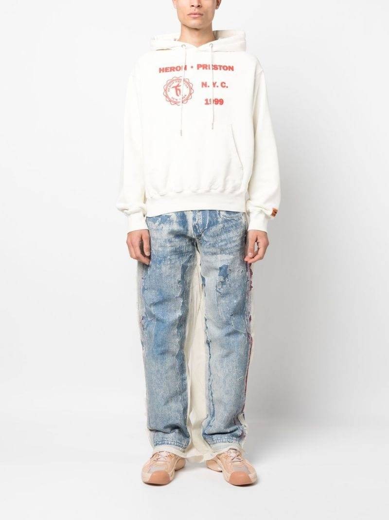 Heron Preston Medieval Heron hoodie outlook