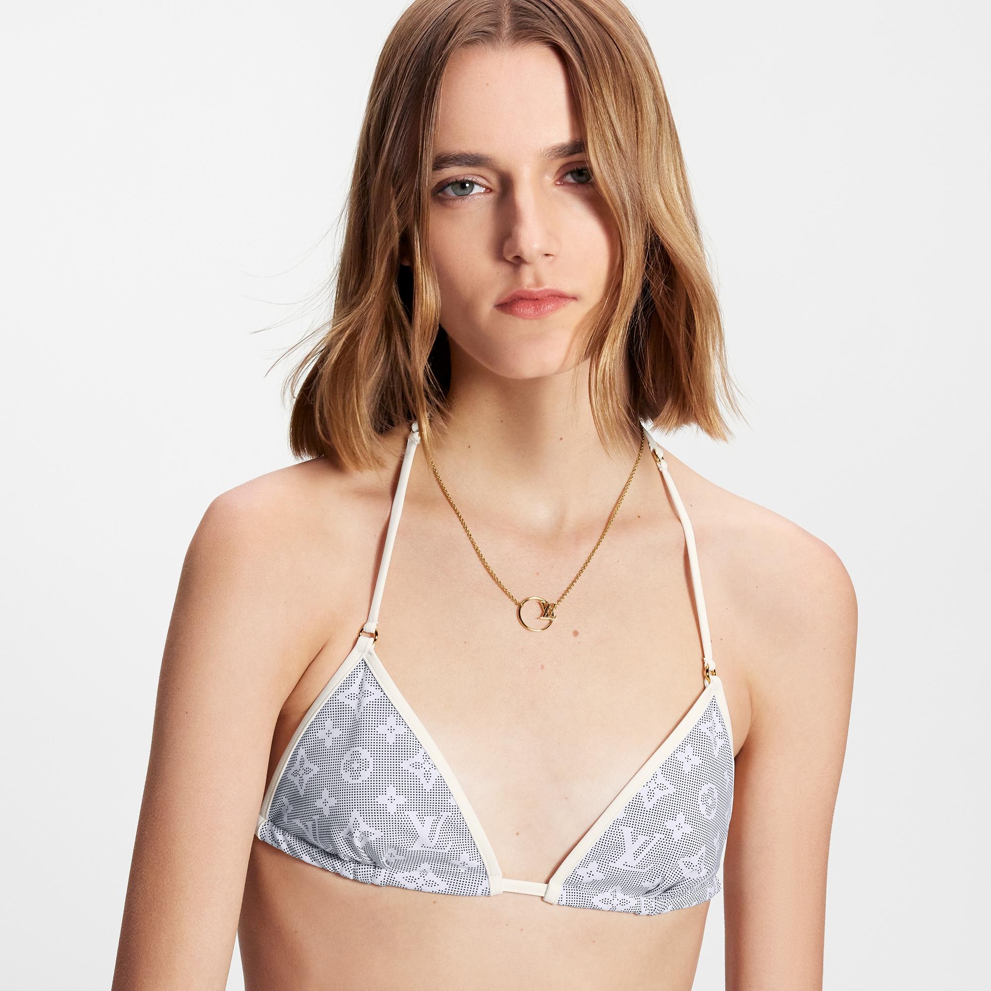 Inverted Mahina Monogram Bikini Top - 4