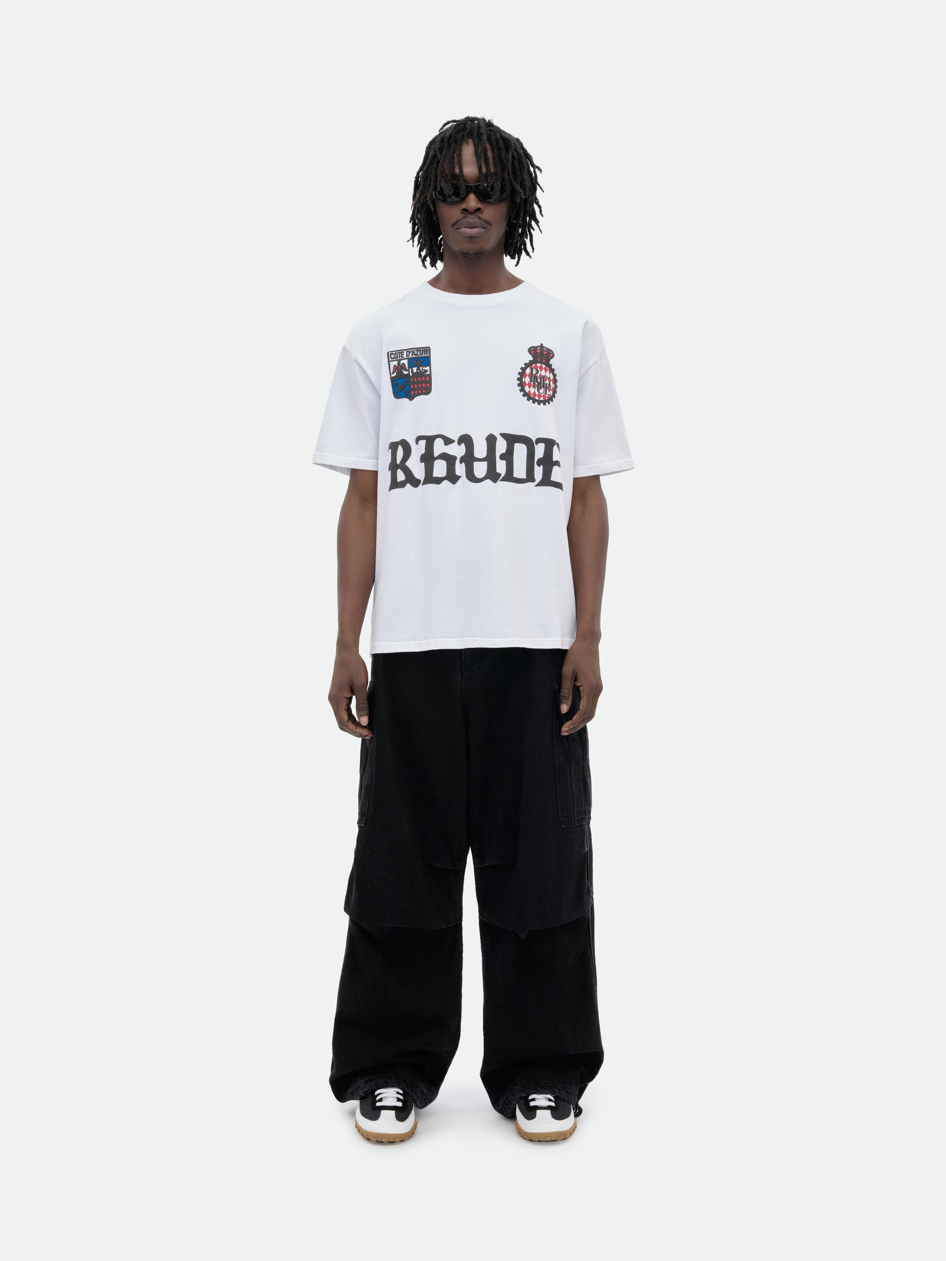 RHUDE COTE D'AZUR CREST OVERSIZED TEE - 2