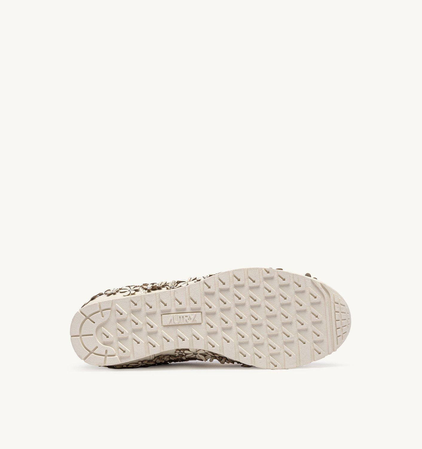WINDSPIN FLOWERS SNEAKERS IN MARSHMALLOW LEATHER - 4