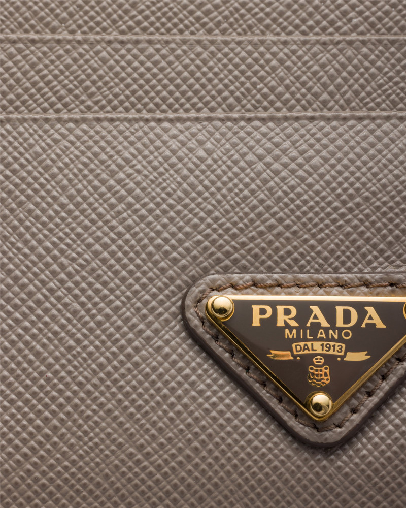 Prada Saffiano Leather card holder outlook