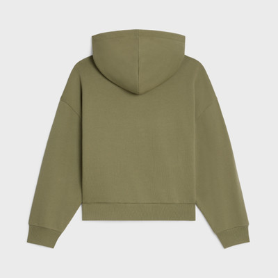 CELINE celine paris loose hoodie in cotton fleece outlook