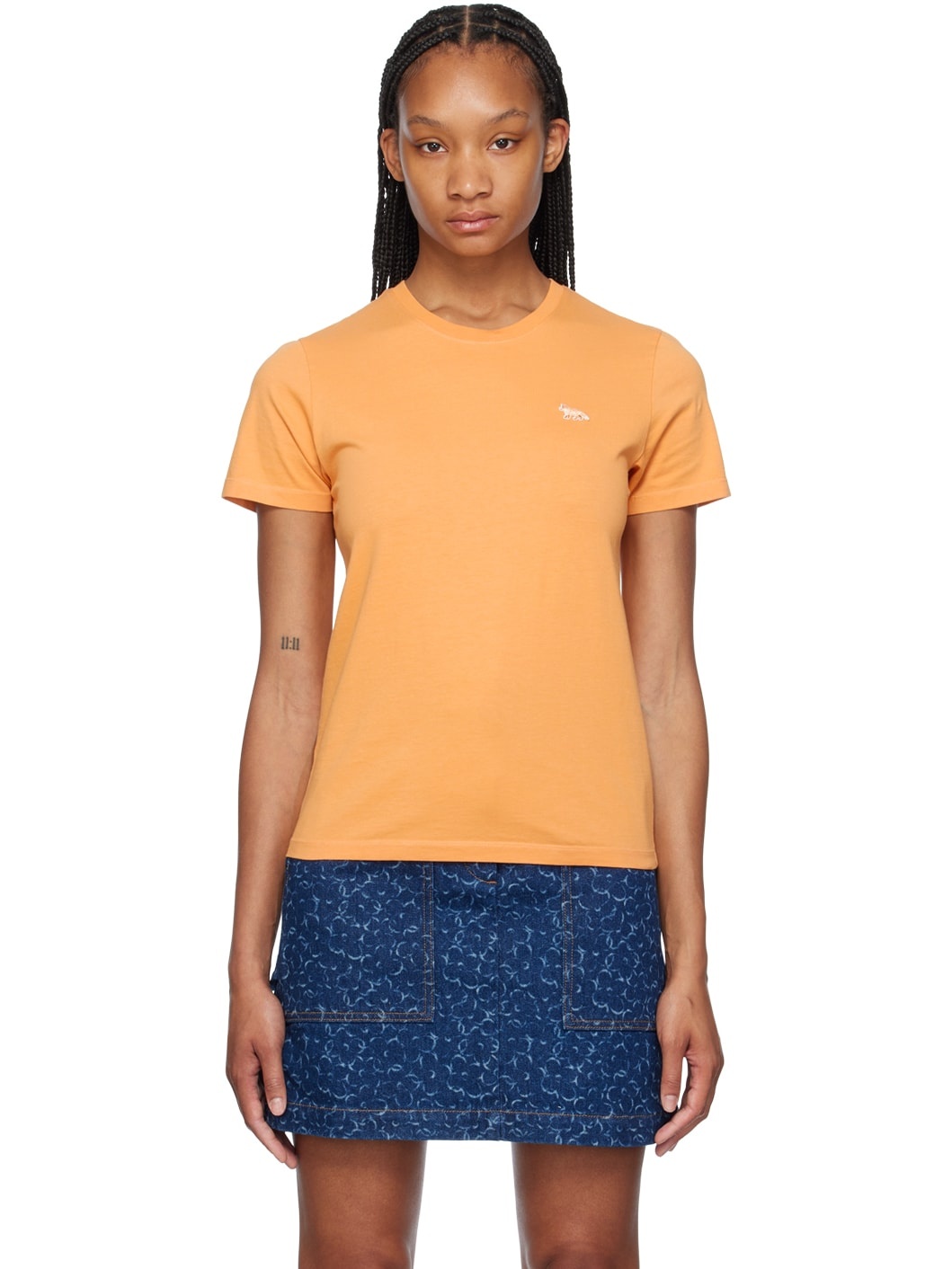 Orange Baby Fox T-Shirt - 1