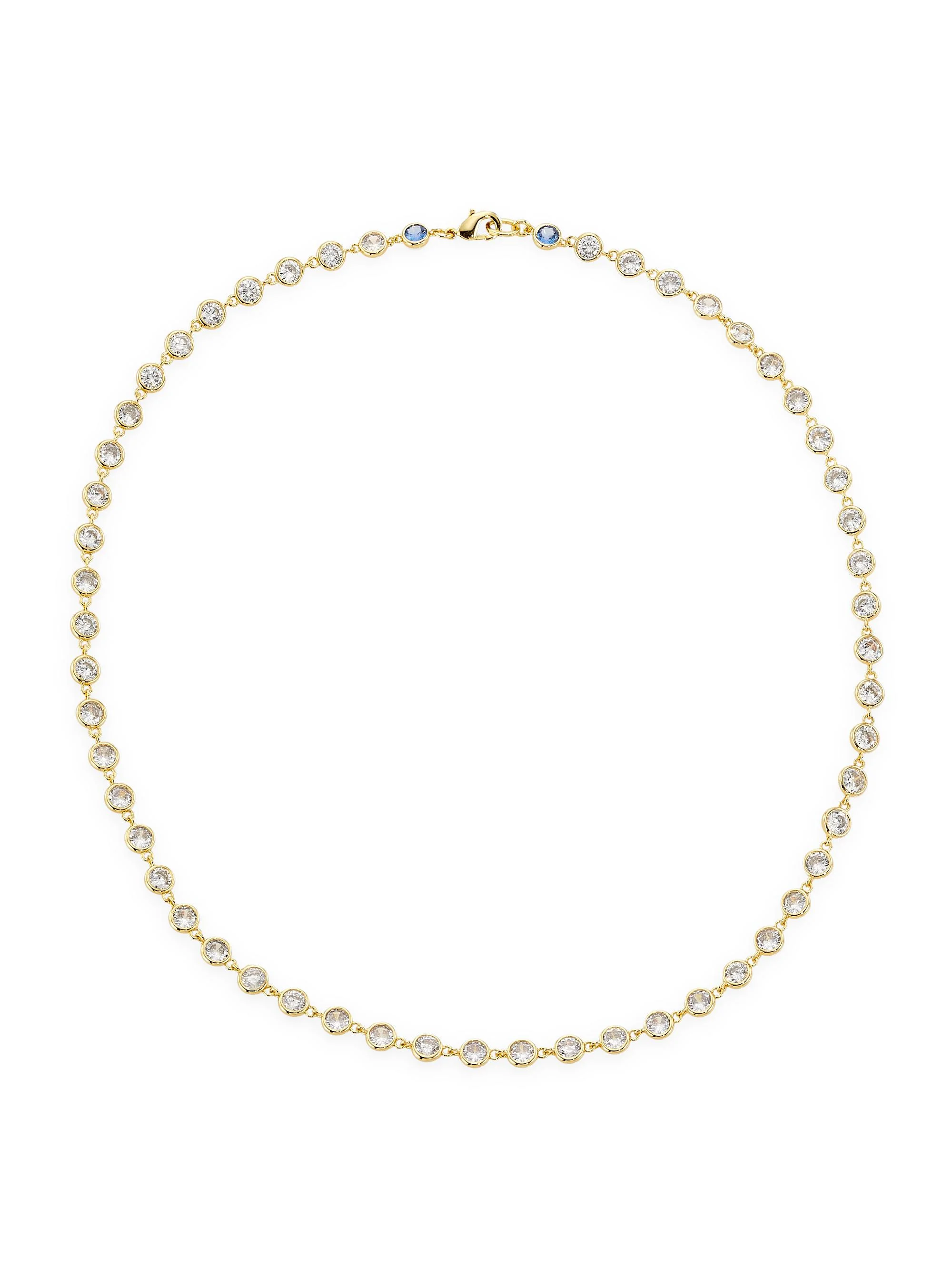 Women's Diamond Life Goldtone & Cubic Zirconia Necklace - Diamond - 1