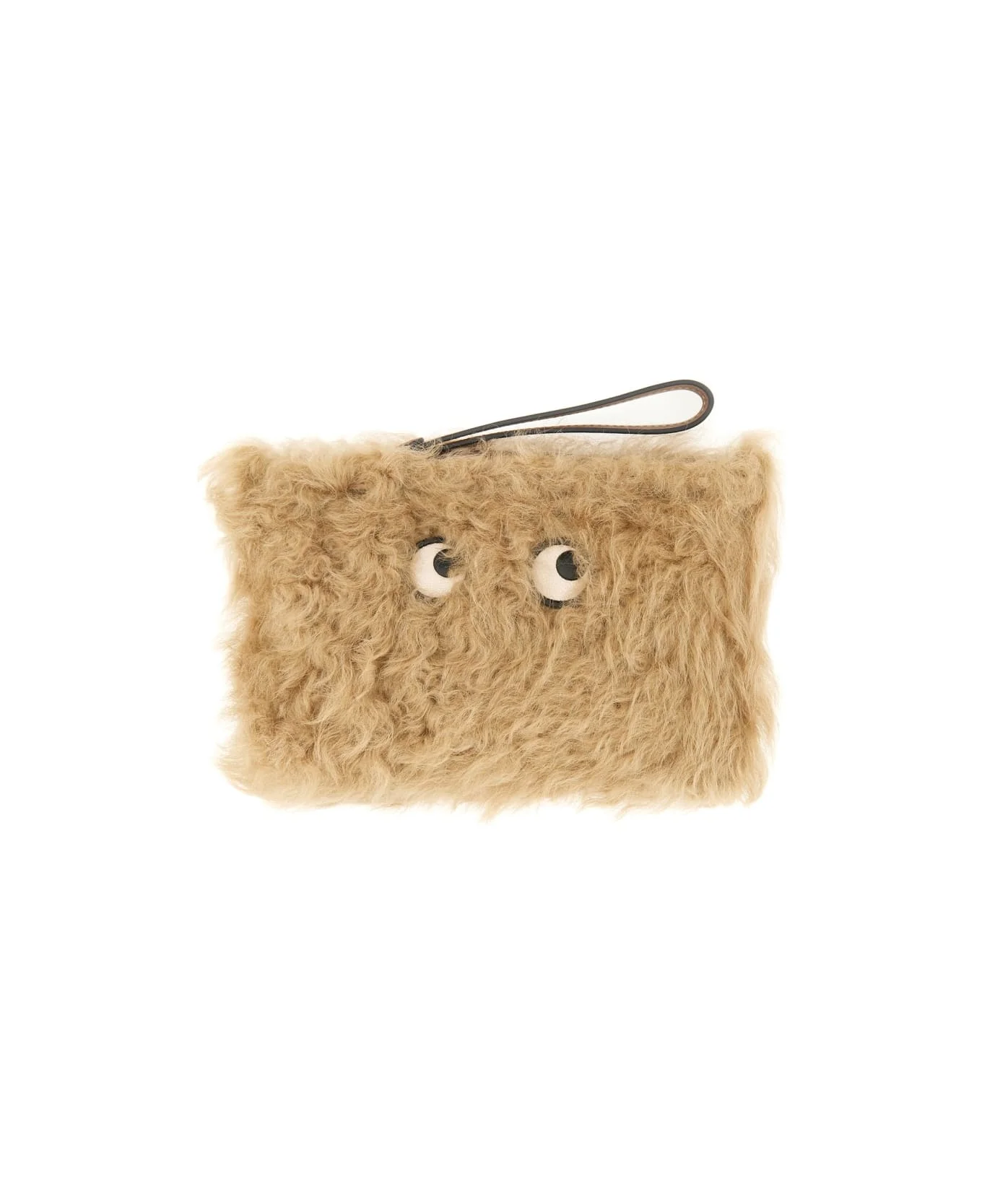 "shearling Eyes" Clutch Bag - 1
