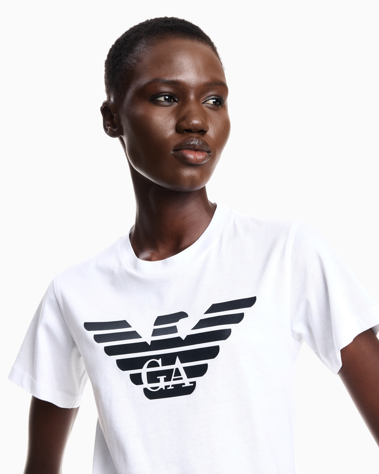 ASV organic-jersey T-shirt with logo print - 5