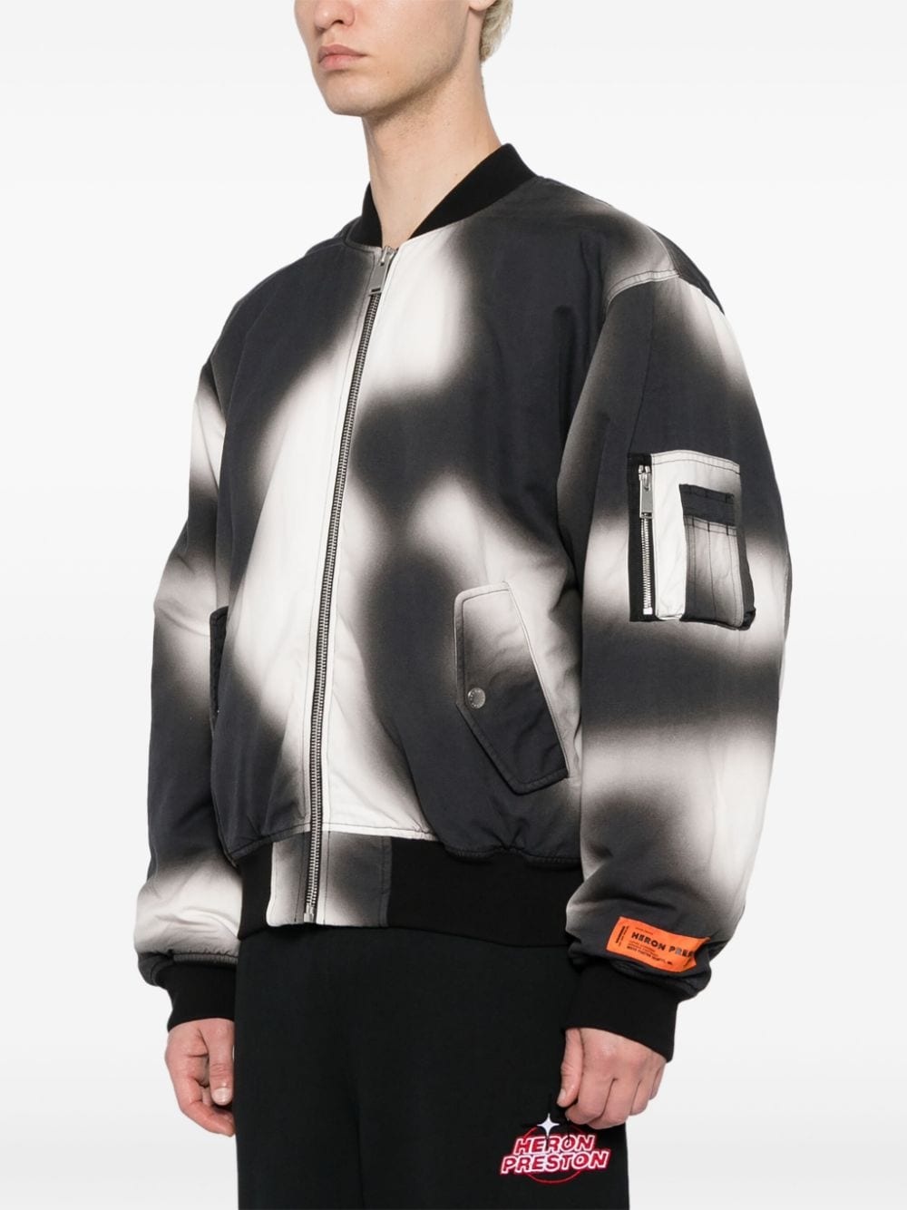 printed bomber jacket - 3