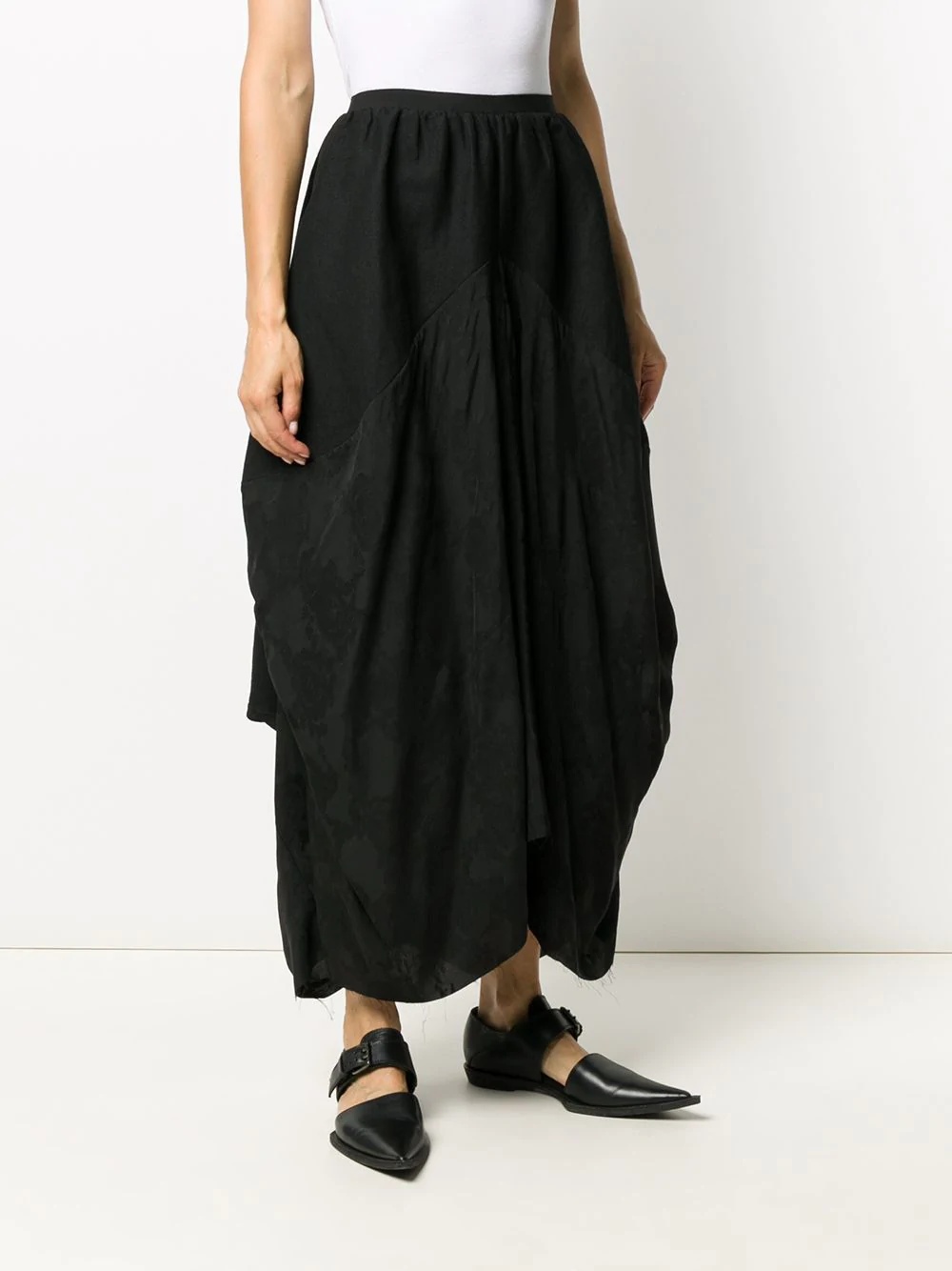 drape design skirt - 3