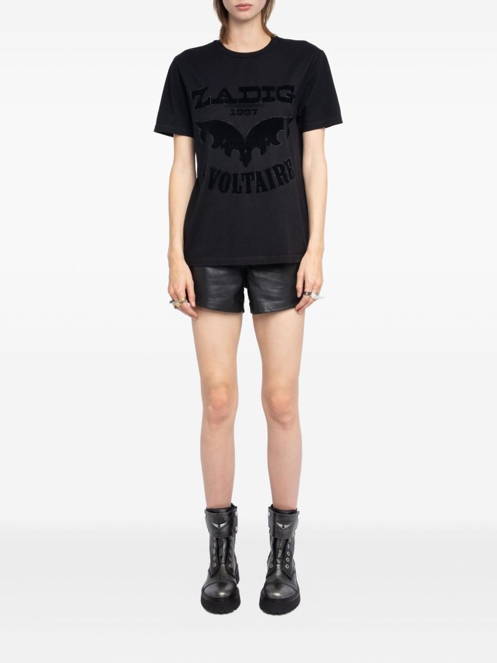 Edwin bat-embellished logo T-shirt - 2