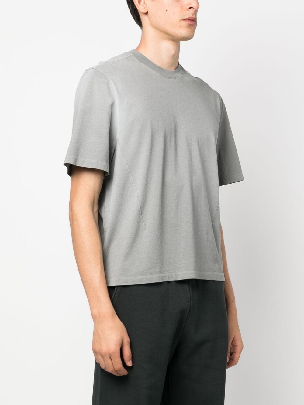 panelled short-sleeved T-shirt - 3