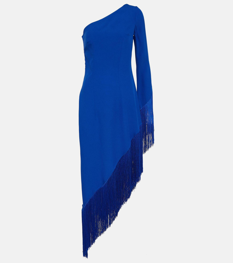 Aventador fringed asymmetric dress 1