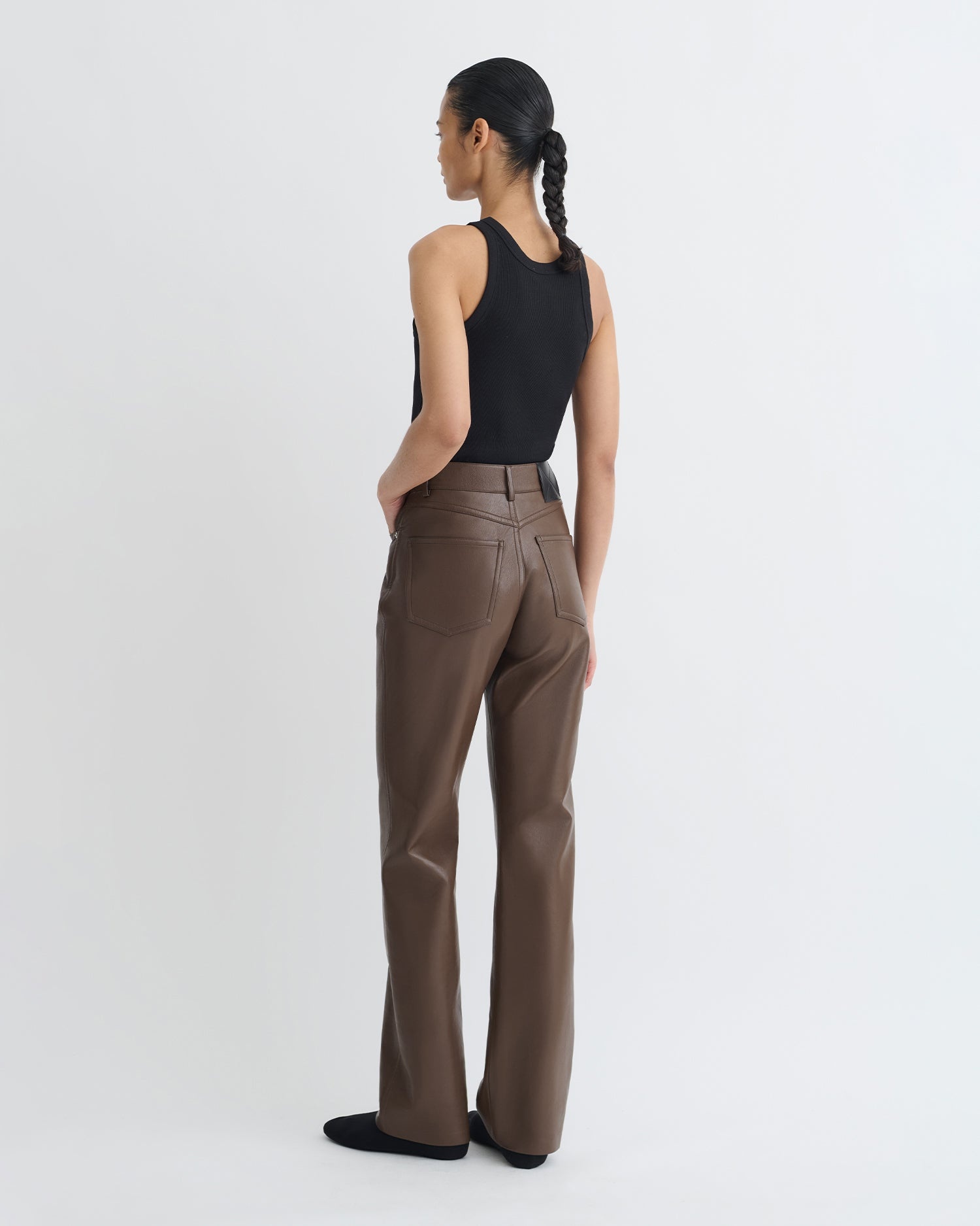 Regenerated Leather Pants - 3