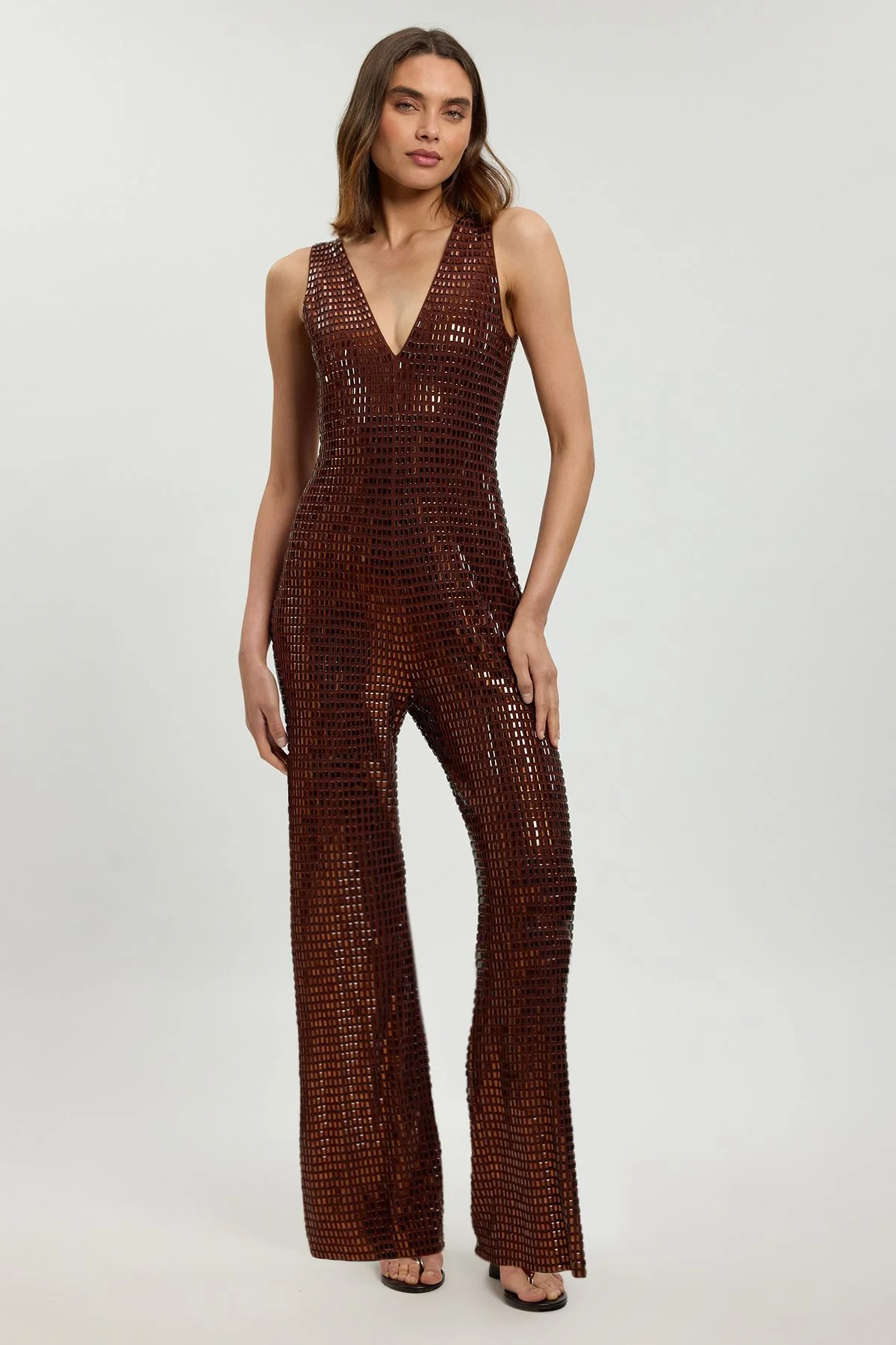 Premium Crystal Embellished Jumpsuit - 1