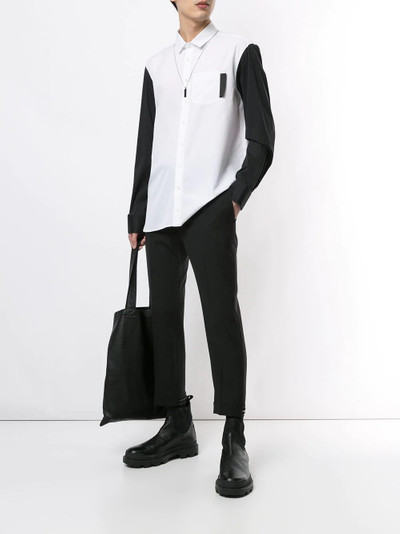 Neil Barrett colour-block shirt outlook