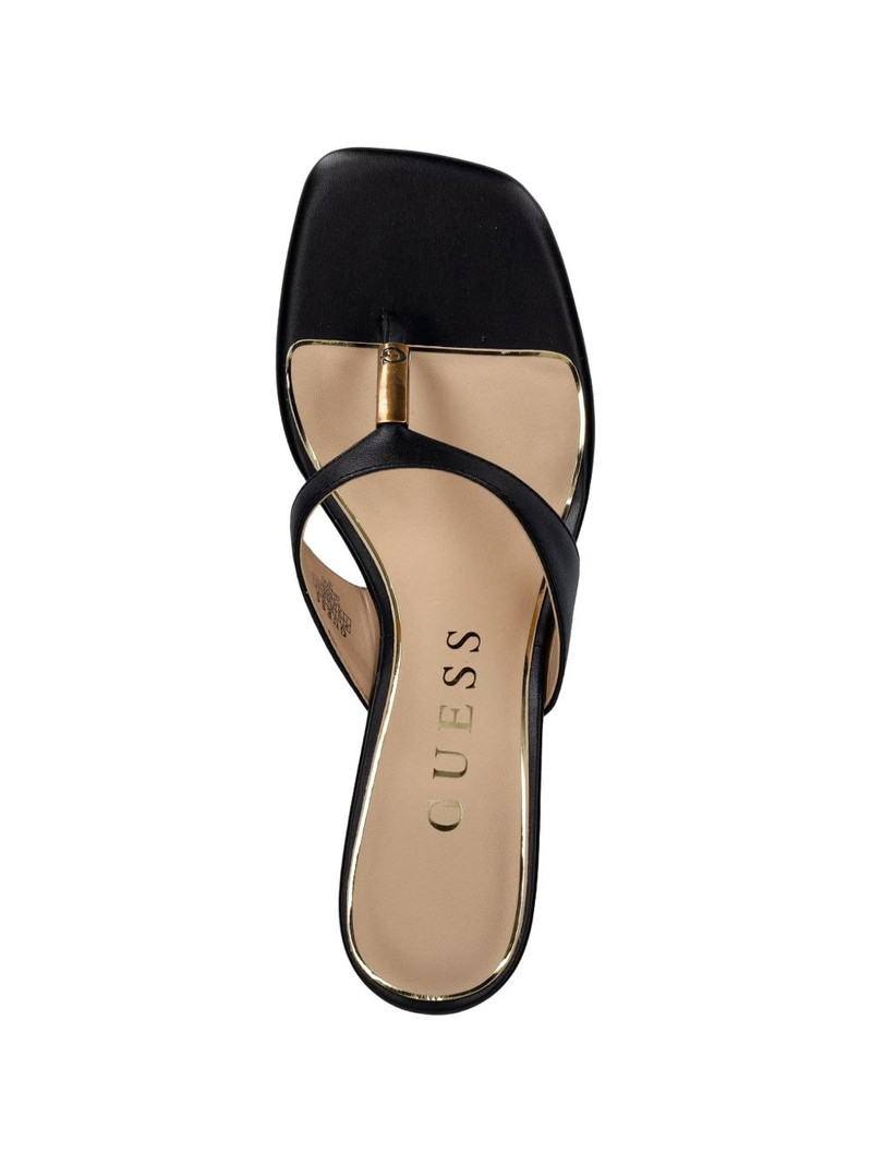 gold-tone hardware thong sandals 4