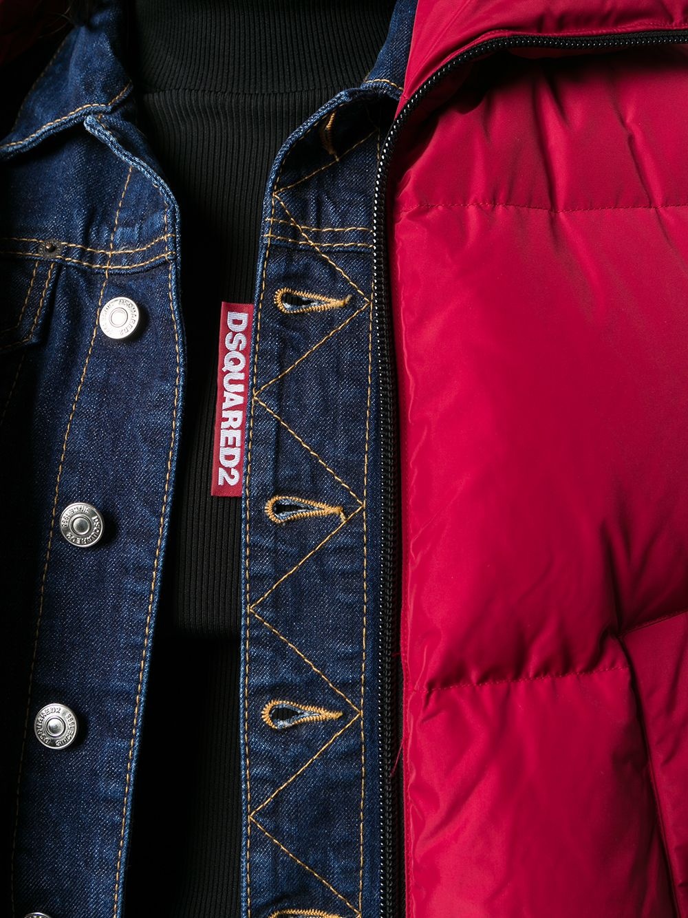 quilted zipped puffer jacket - 5