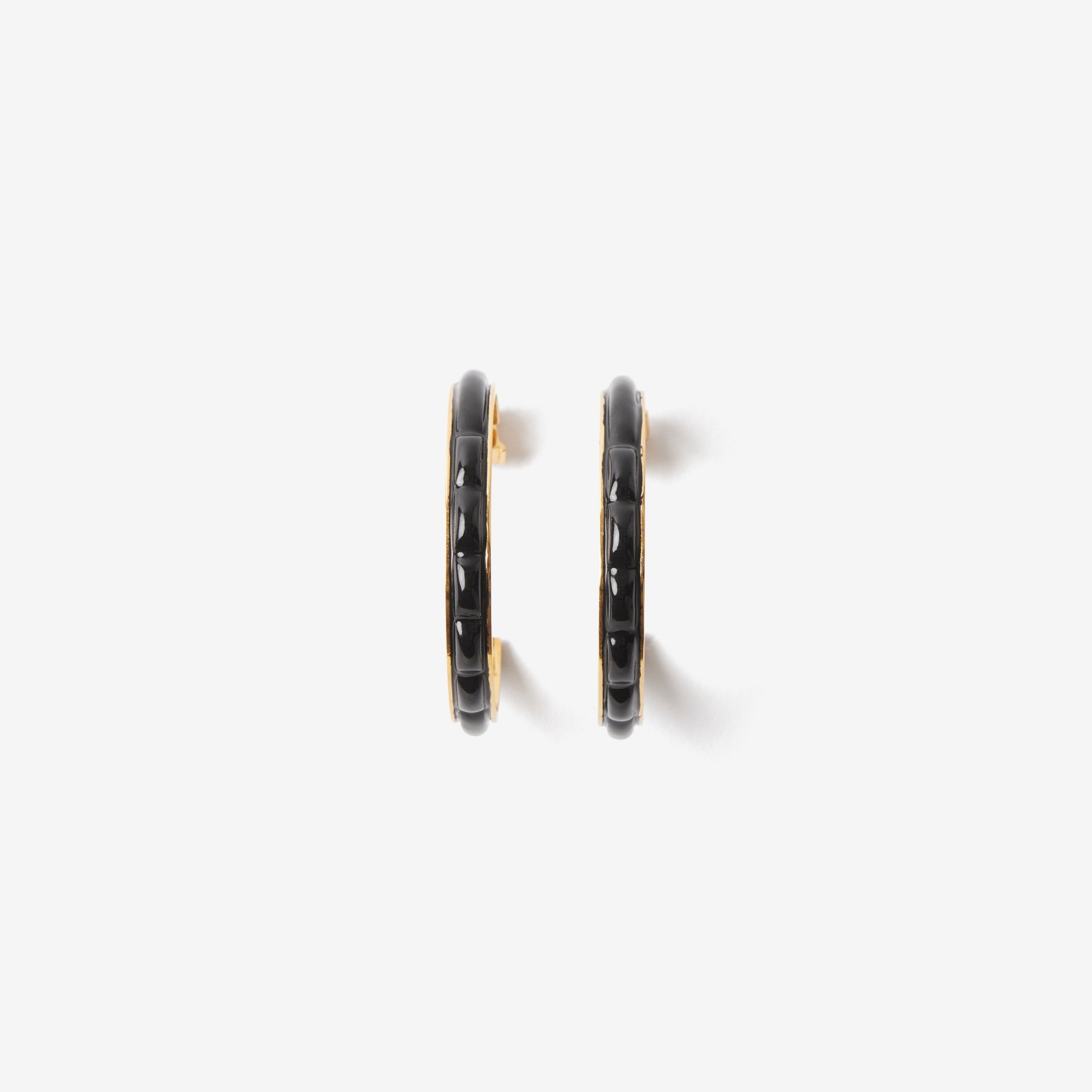 Enamel and Gold-plated Lola Hoop Earrings - 2
