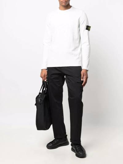 Stone Island Compass-patch knitted jumper outlook