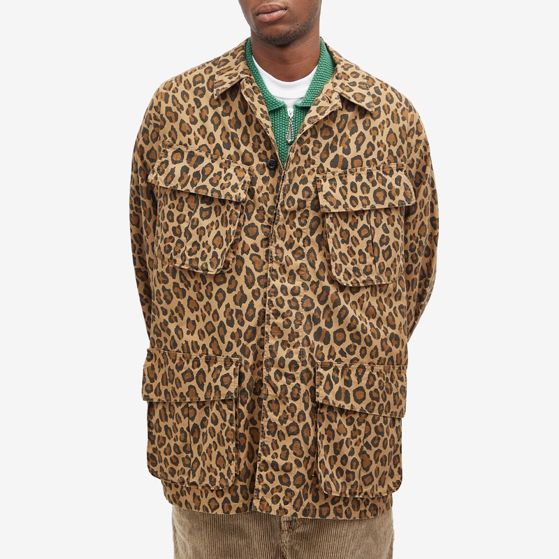 WACKO MARIA Wacko Maria Type-2 Leopard Fatigue Jacket | REVERSIBLE