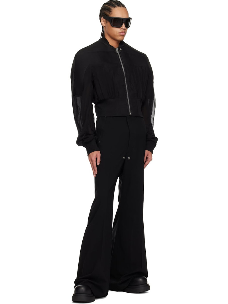Rick Owens Black Hollywood Tailored Belas Trousers outlook