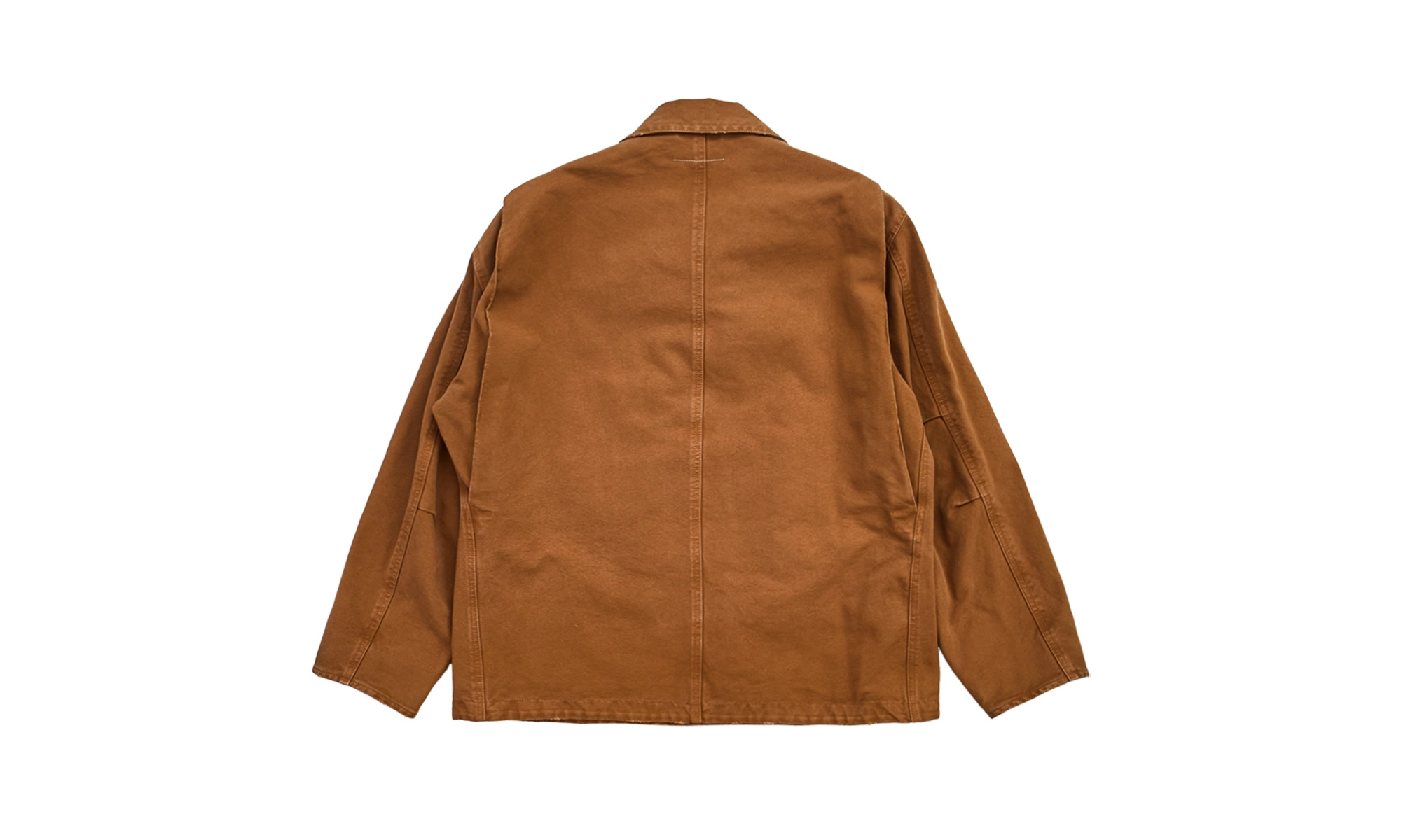 Canvas Zip-Up Jacket "Tan" - 2