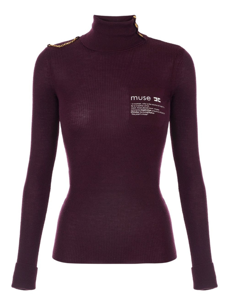 ribbed turtleneck sweater 1