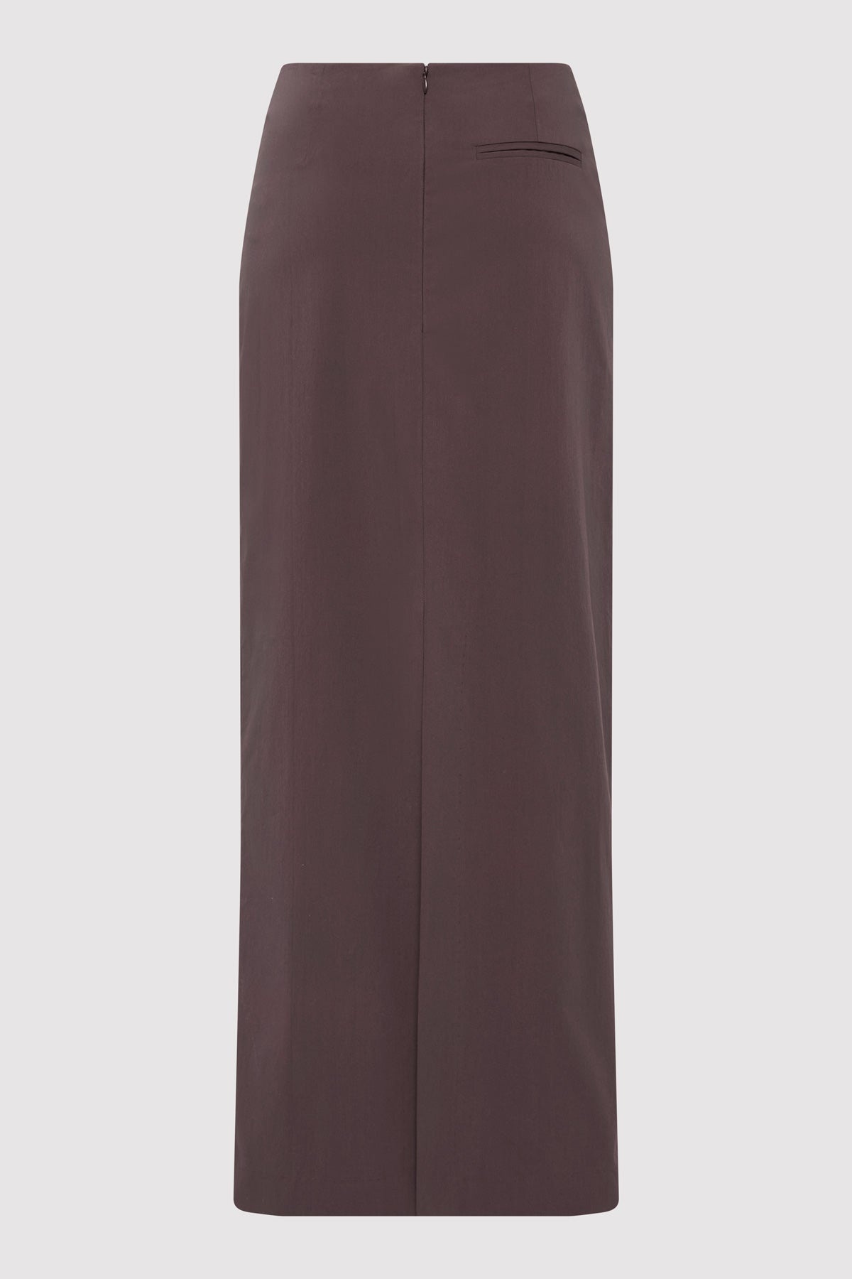 Minimal Column Skirt - Chocolate Plum - 7