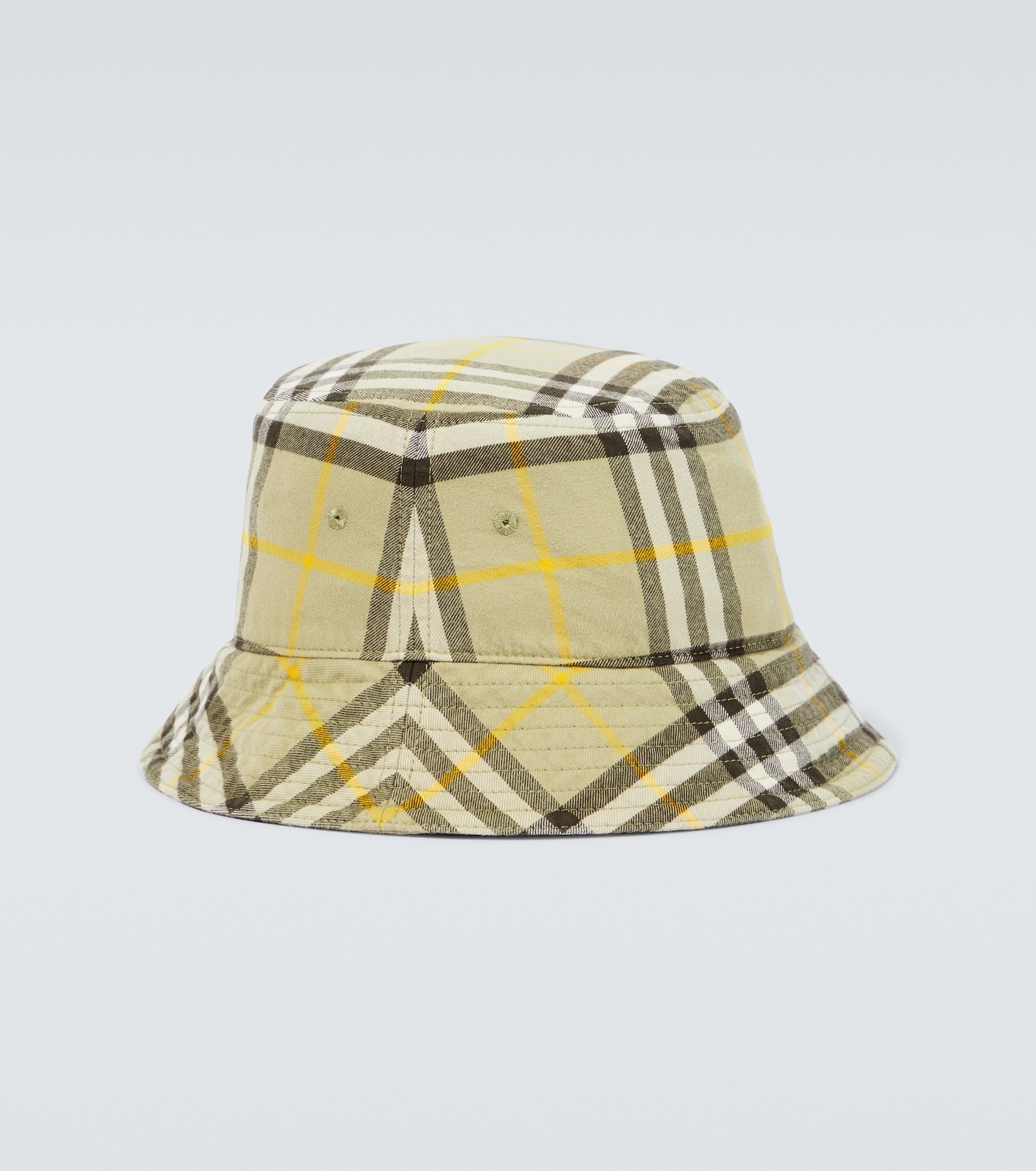 Burberry Check cotton bucket hat - 4