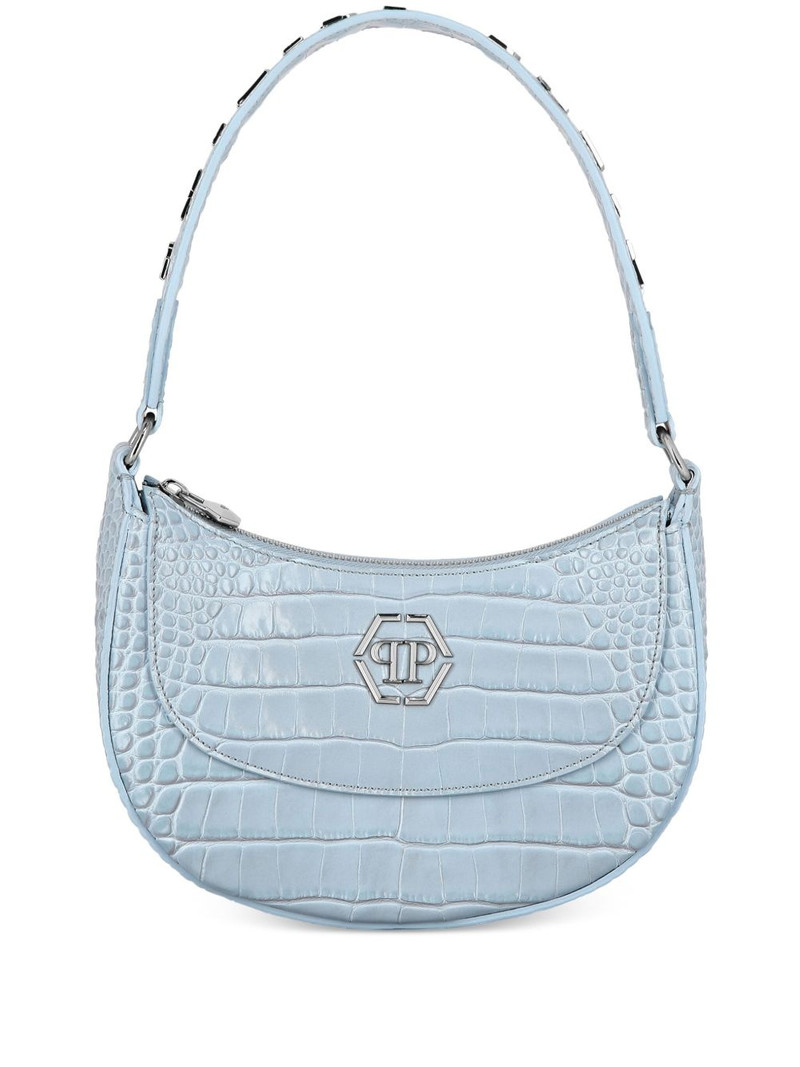 Croco-printed tote bag 1