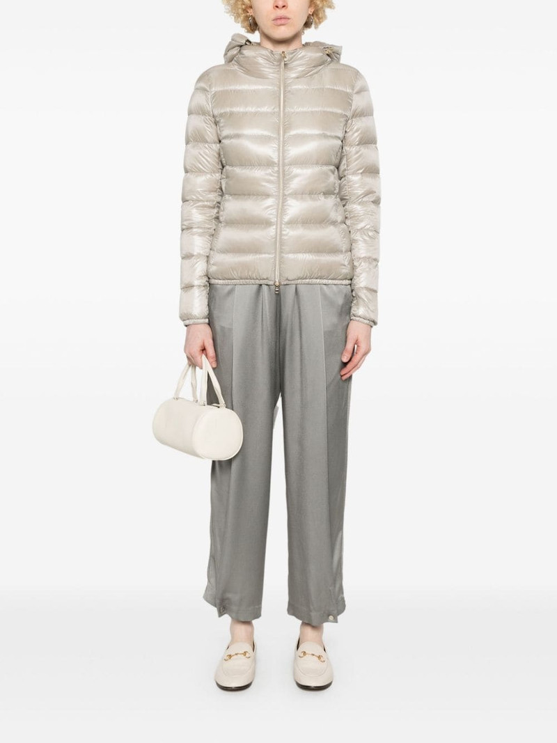 Herno satin trousers outlook