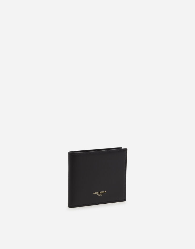 Bifold calfskin wallet with heat-pressed logo - 2