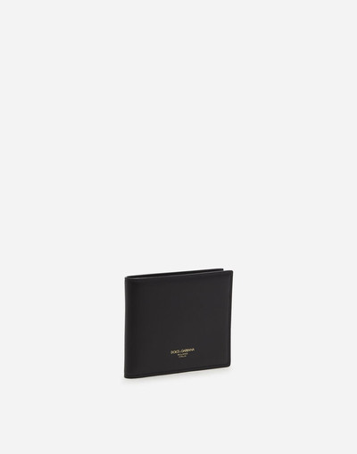 Dolce & Gabbana Bifold calfskin wallet with heat-pressed logo outlook